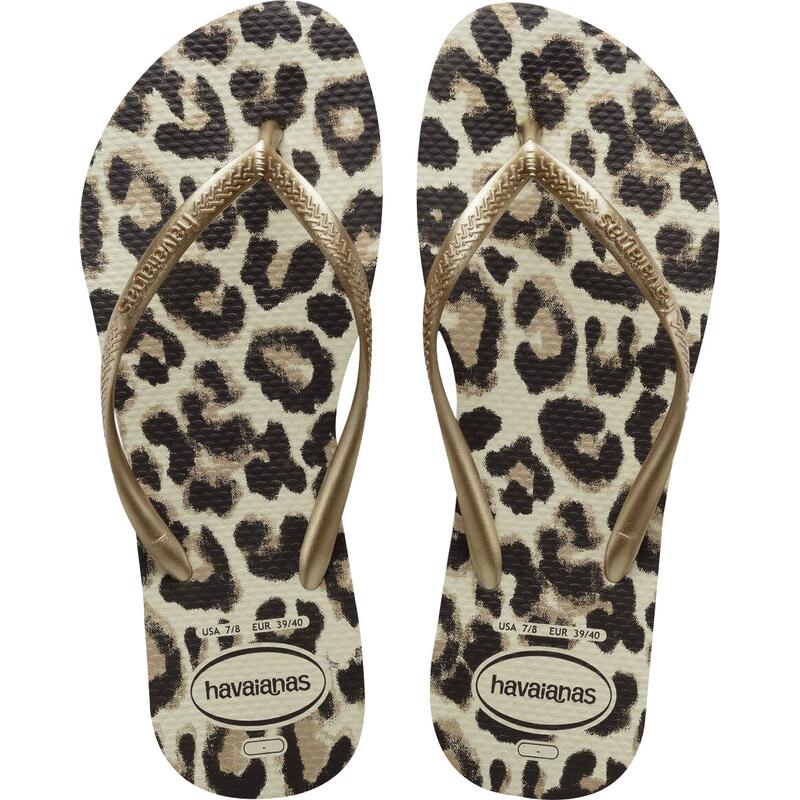 Sandália Animals Havaianas 35/36 Bege Par
