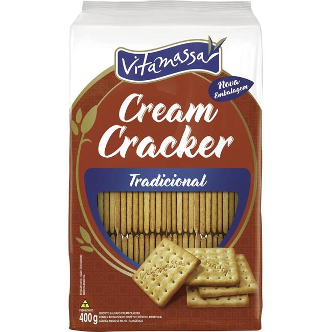 Biscoito Vitamassa Cream Cracker 400g