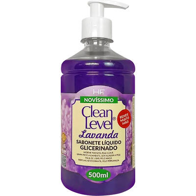 Sabonete Líquido Clean Level Lavanda 500ml