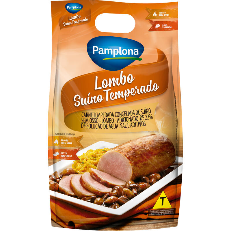 Lombo Suíno Temp Pamplona Cong Preço por quilo no pacote
