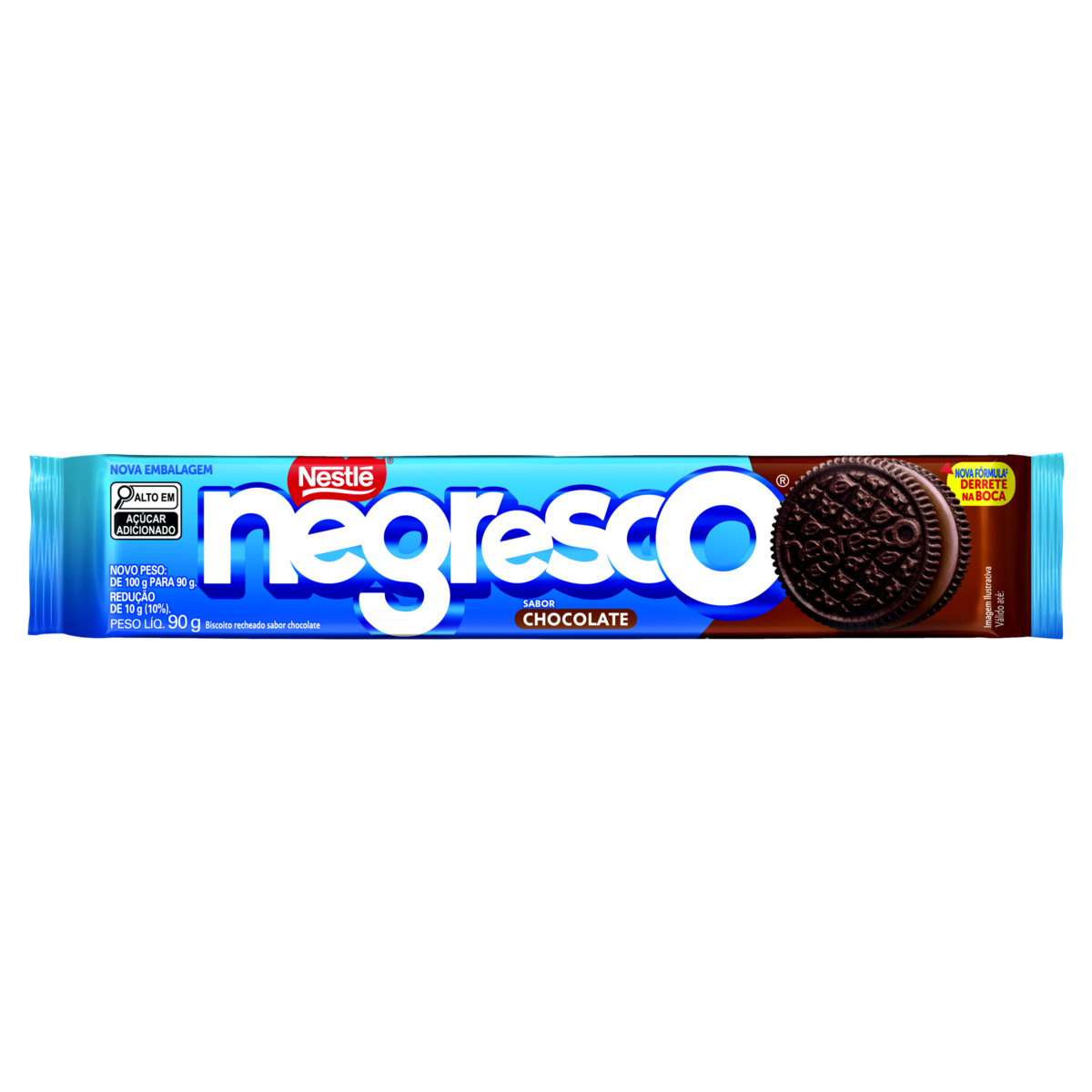 Biscoito Negresco Recheio Chocolate 90g