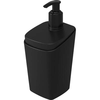 Porta Sabonete Líquido Coza Preto 350ml un