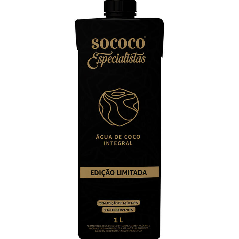 Água de Coco Sococo Integral 1L