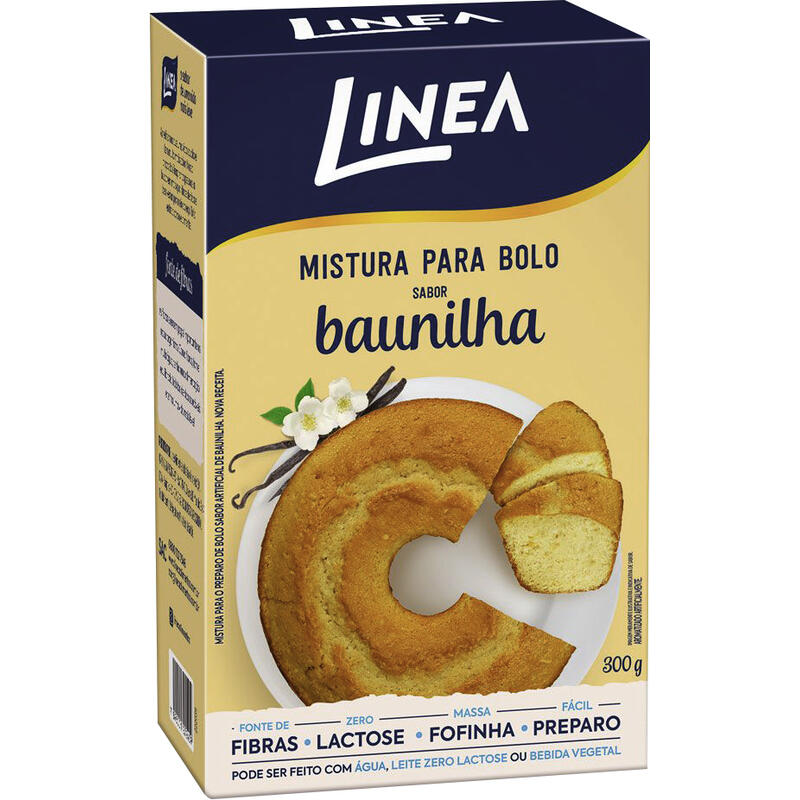 Mistura para Bolo Linea Zero Baunilha 300g