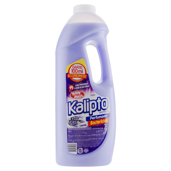 Desinfetante Lavanda Kalipto Frasco Leve 2l Pague 1,9l