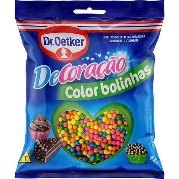 Confeito Dr. Oetker 80g - Color Bolinhas