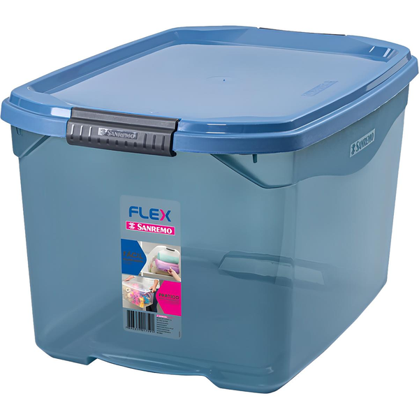 Caixa Organizadora Sanremo 29 Litros - Azul - Ref. SR941/126
