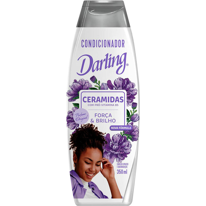 Condicionador de cabelo DARLING Ceramidas Força e Brilho 350ml