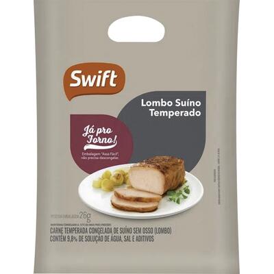 Lombo Suíno Swift Cong Assa Fácil Preço por quilo no pacote