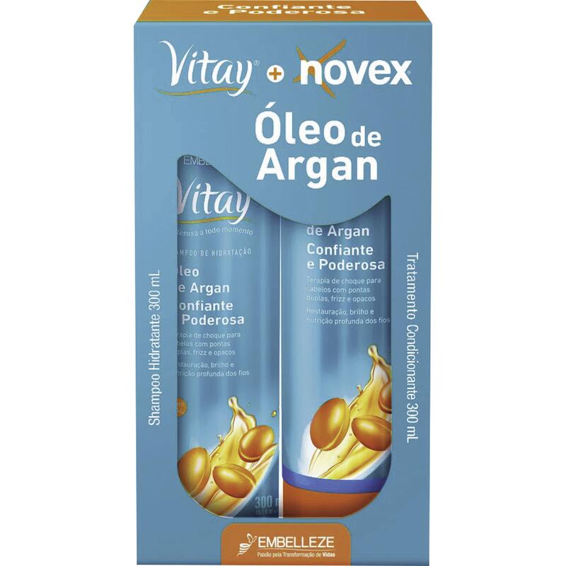 Kit Revitay Novex Shampoo + Cond Óleo Argan