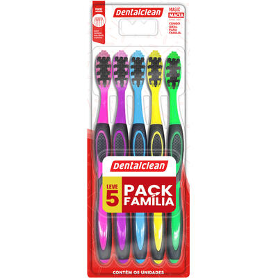 Escova Dental Dentalclean Macia Família 5 un