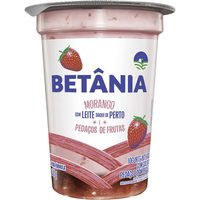 Iogurte Integral Betânia Calda de Morango 150g