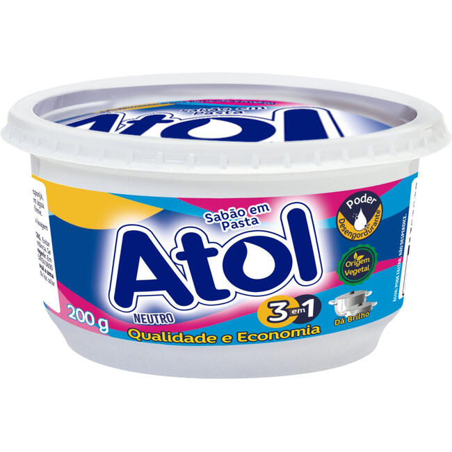 Sabão em Pasta Atol Neutro 200g