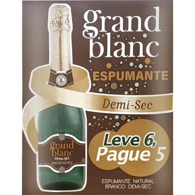 Espumante Grand Blanc Demi-Sec 6x660ml
