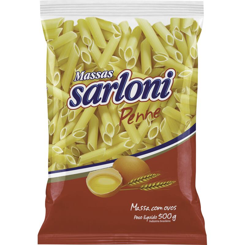 Macarrão com Ovos Sarloni Penne 500g