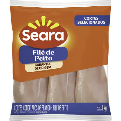 Filé de Peito de Frango Seara Congelado 1kg