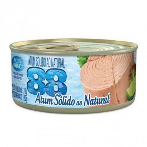 Atum Sólido ao Natural 88 Lata 98g