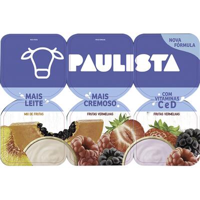 Iogurte Polpa Paulista Frutas 510g