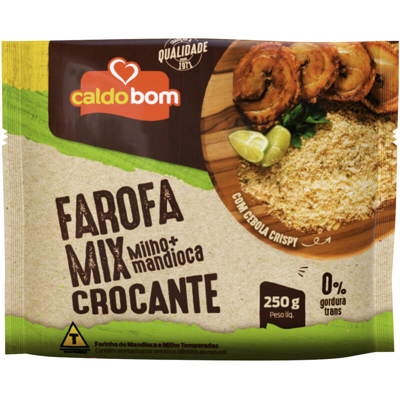 Farofa Caldo Bom Mix Crocante 250g