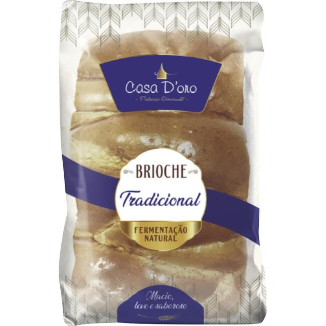 Pão Brioche Casa D'Oro Tradicional 300g