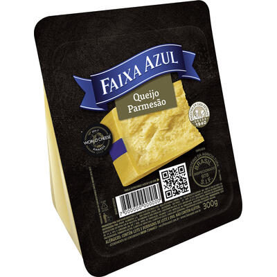 Queijo Parmesão Faixa Azul Corte Fatia 300g