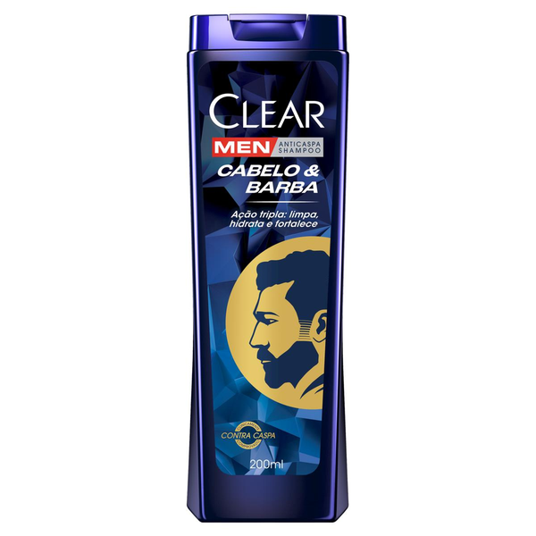 Shampoo Clear Men Cabelo & Barba 200ml