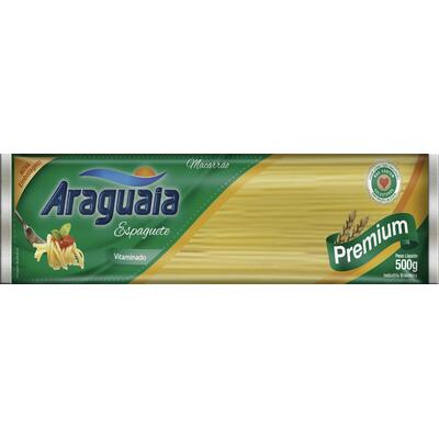 Macarrão Araguaia Premium Espaguete Comum 500g