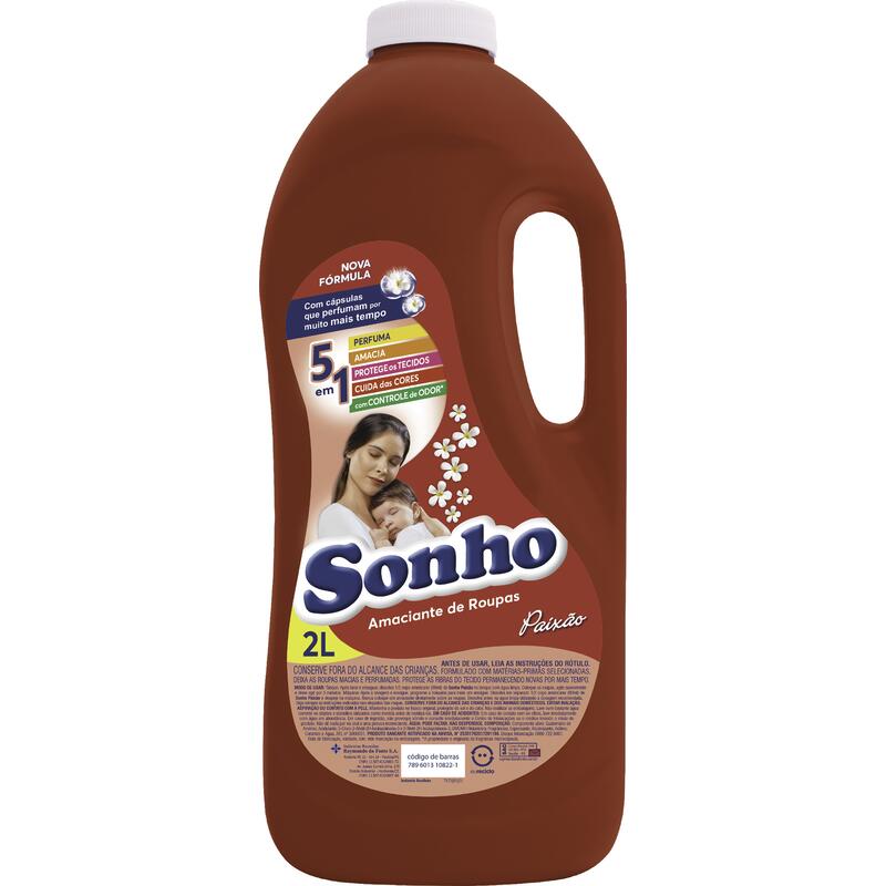 Amaciante para Roupas Sonho Paixão 2L