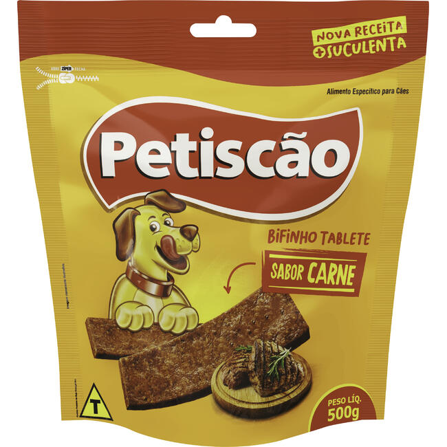 Bifinho para Cães Petiscão Carne 500g