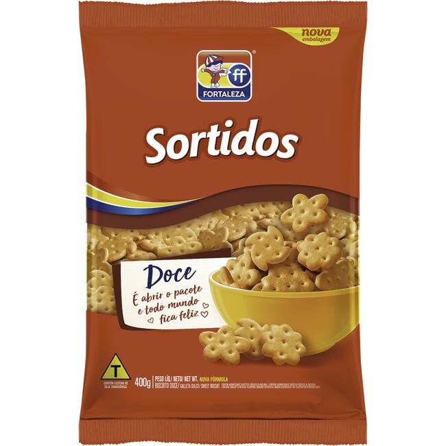 Biscoito Doce Fortaleza Sortidos 400g