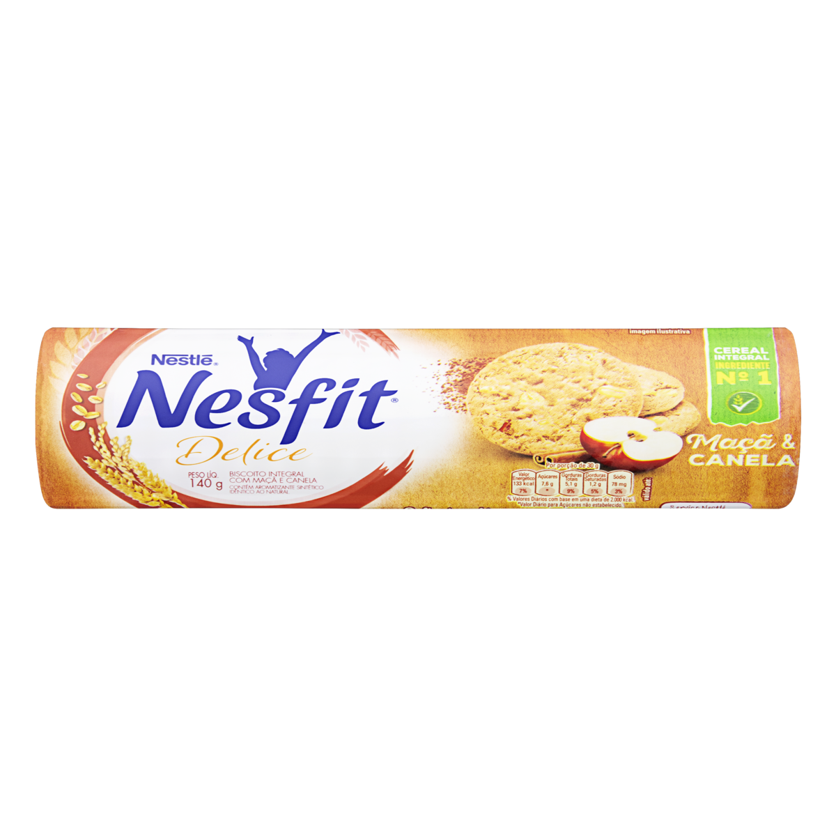 Biscoito NESFIT Delice Maçã & Canela 140g