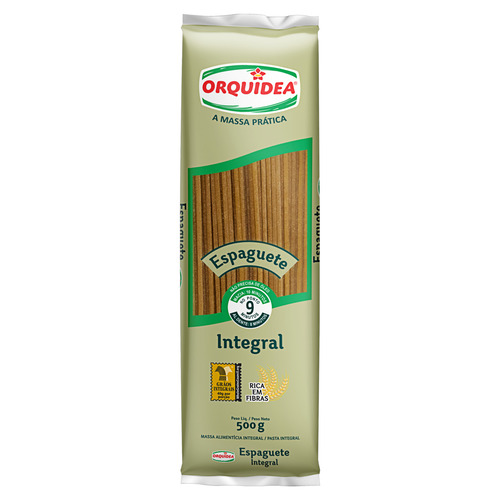 Macarrão Integral Orquídea Espaguete 500g