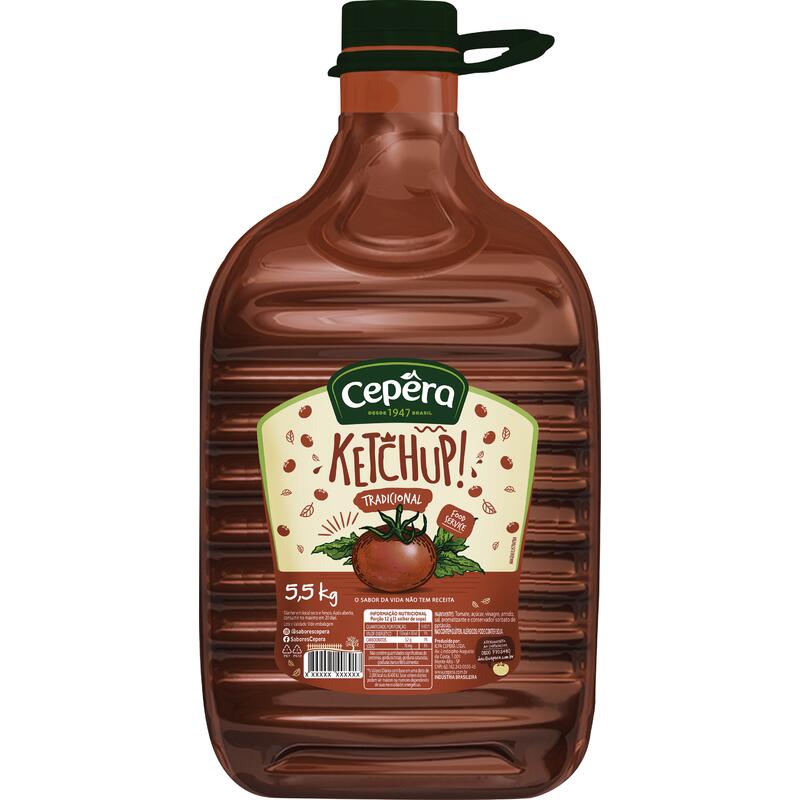 Ketchup Big Pump Cepêra 5,5kg