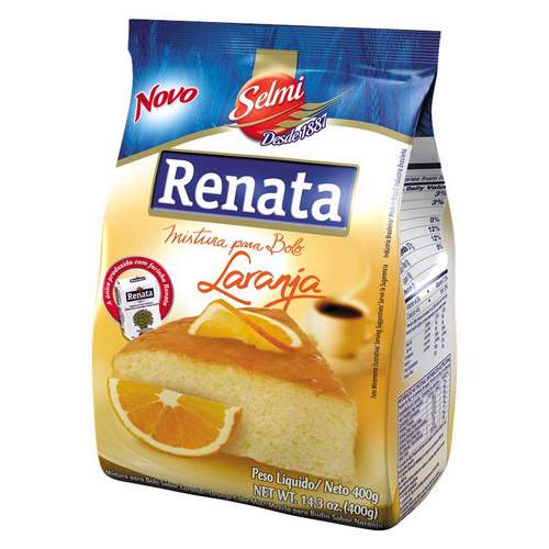 Mistura para Bolo Renata 400g - Laranja