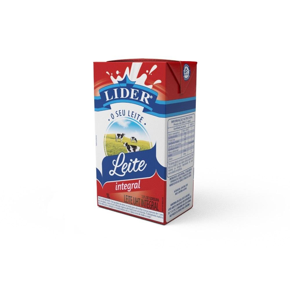 Leite UHT Lider Integral 1L