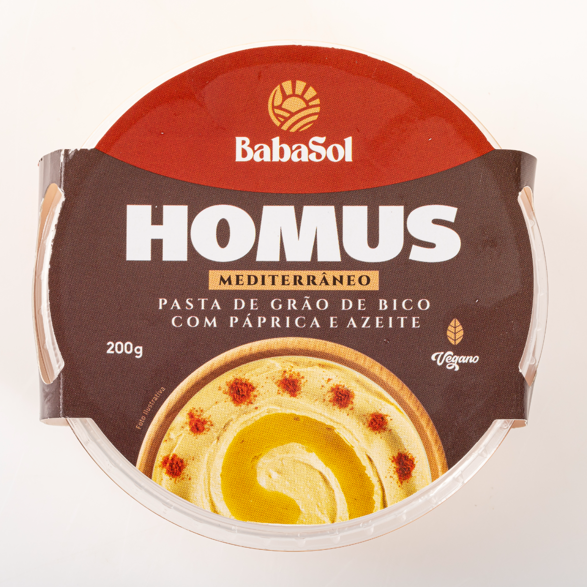 Homus Mediterrâneo Babasol 200g