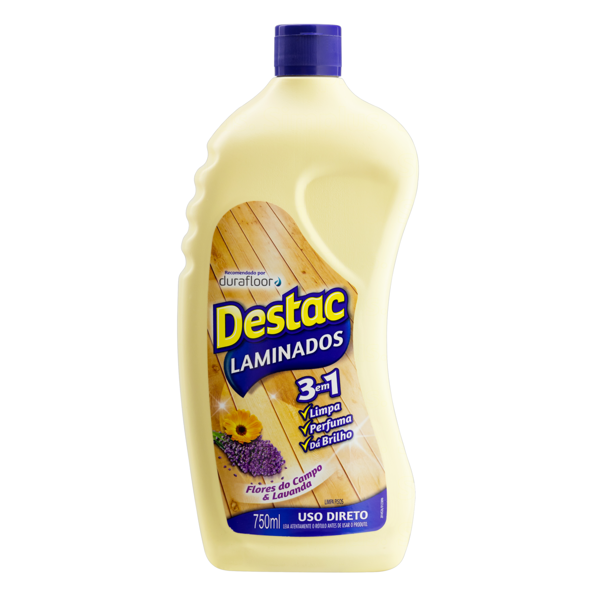 Limpa Piso DESTAC para Pisos Laminados Flores do Campo e Lavanda 750ml