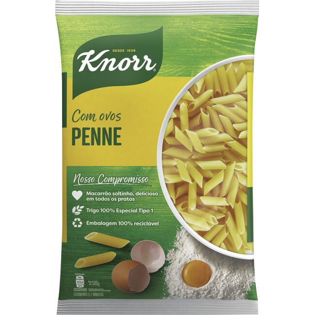 Macarrão com Ovos Knorr Penne 500g