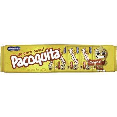 Doce Paçoca Santa Helena Embalada Mini 210g
