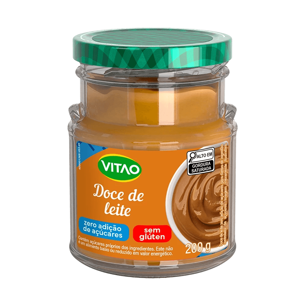 Doce de Leite VITAO Zero Adição de Açúcar 200g