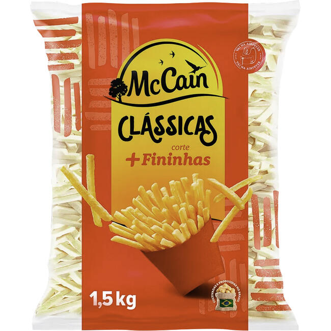 Batata Pré-Frita McCain Congelada Corte Fino 1,5kg