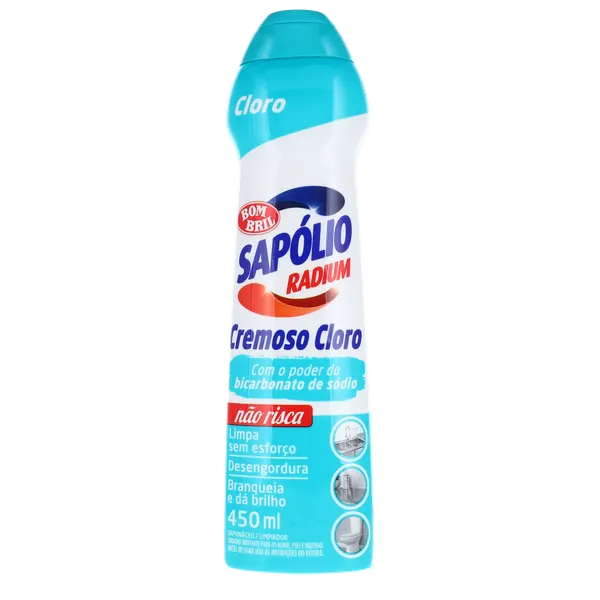 Saponáceo Cremoso Radium 450ml - Cloro