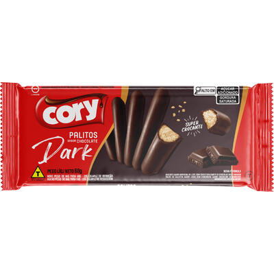 Biscoito Palito Cory Chocolate Dark 68g