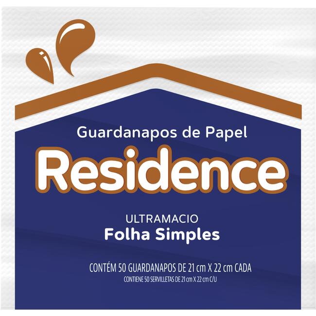 Guardanapo Residence 21x22cm 50 un