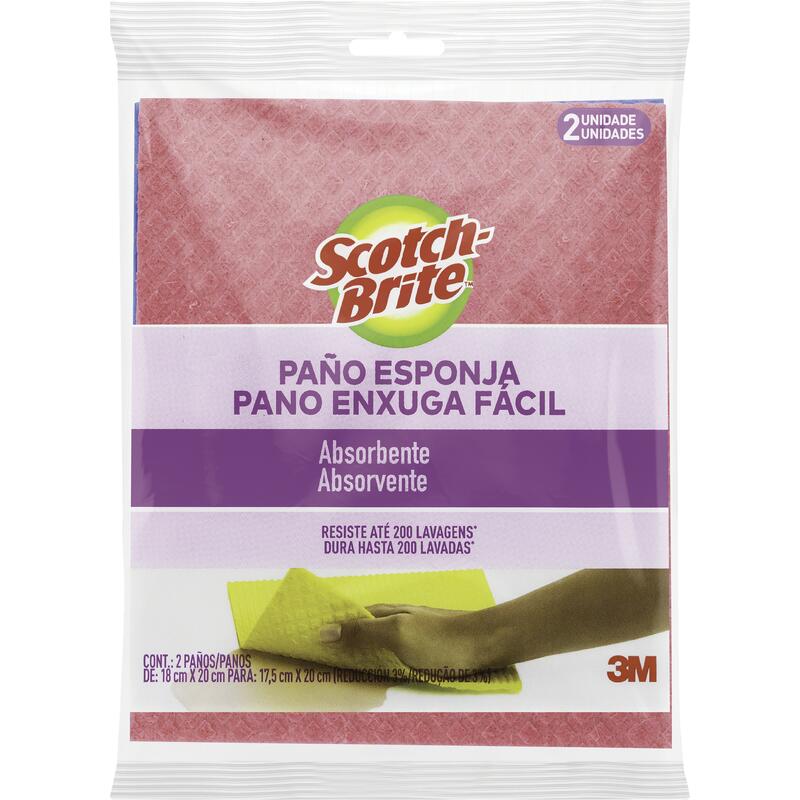 Pano Enxuga Fácil Scotch-Brite Com 2 Panos - Ref. HB004124424