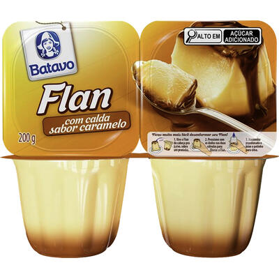 Sobremesa Flan Batavo Caramelo 200g