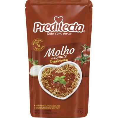 Molho de Tomate Predilecta Tradicional 340g