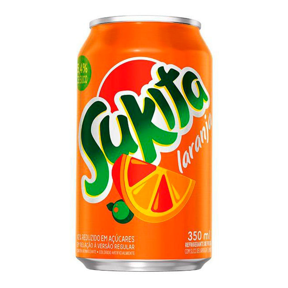 Refrigerante Sukita Laranja Lata 350ml