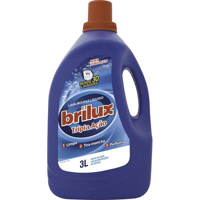 Lava Roupas Líquido Brilux 3L