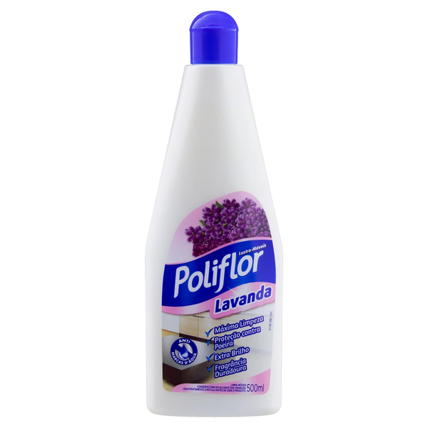 Lustra Móveis POLIFLOR Lavanda 500ml